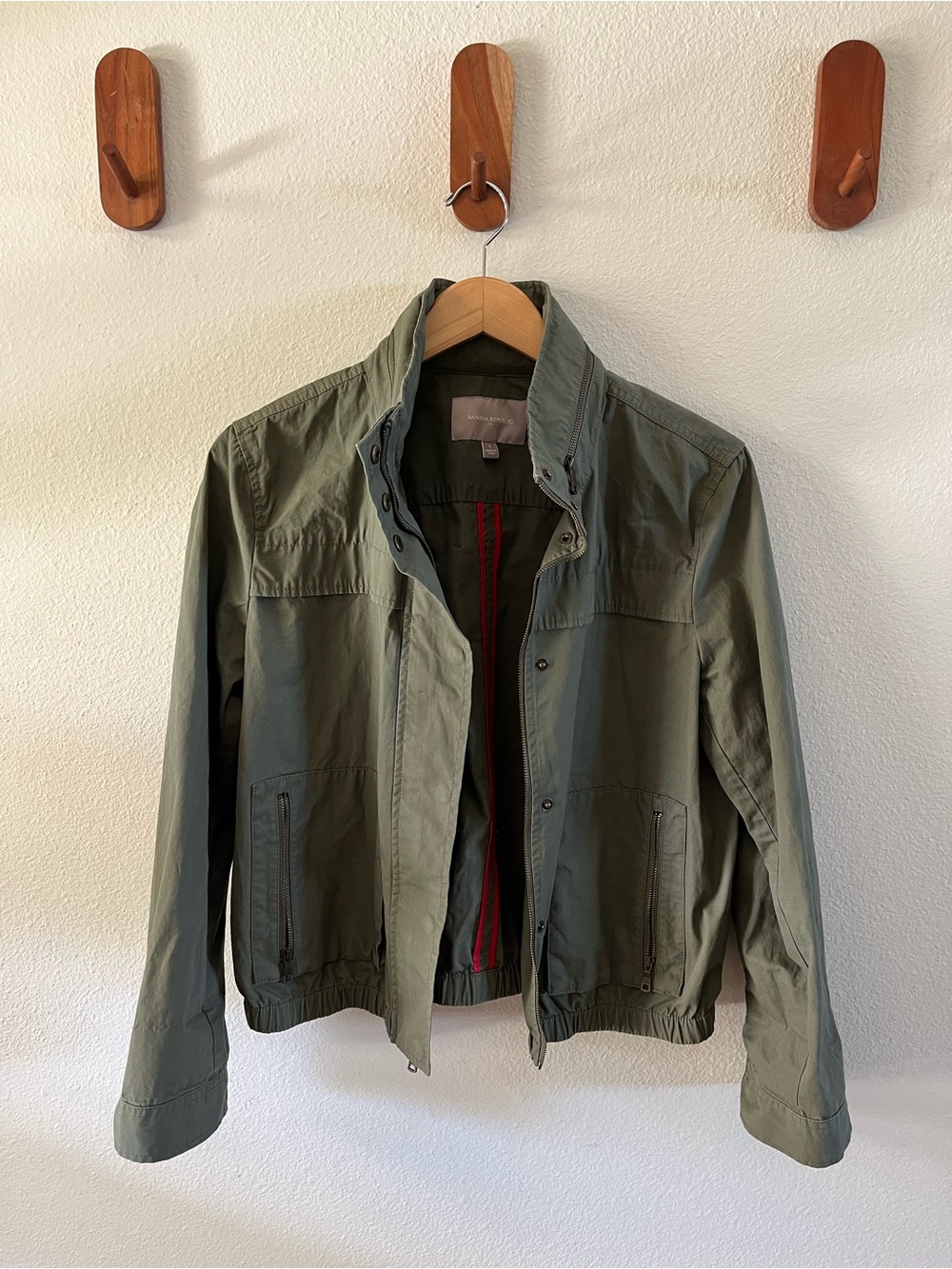 Banana Republic Olive Green Military Field Jacket
